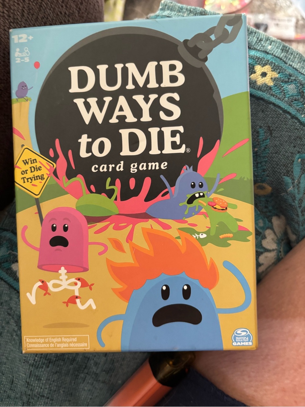 Dumb Ways to Die Card Game - Colorful Blue & Orange Characters